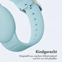 imoshion AirTag Kinderarmband - Halter für Apple AirTag - One Size - Denim Blue