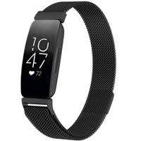 imoshion Mailändische Magnetarmband für das Fitbit Inspire - Größe S - Schwarz