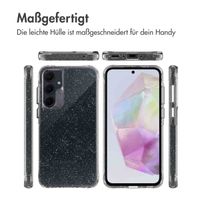 imoshion Glitzer Back Cover für das Samsung Galaxy A35 - Silber