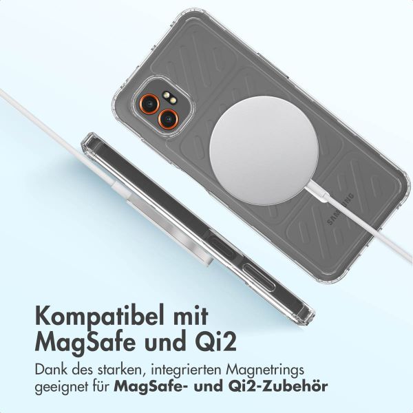 Accezz Xtreme Impact Backcover mit MagSafe Samsung Galaxy Xcover 7 Pro - Transparent