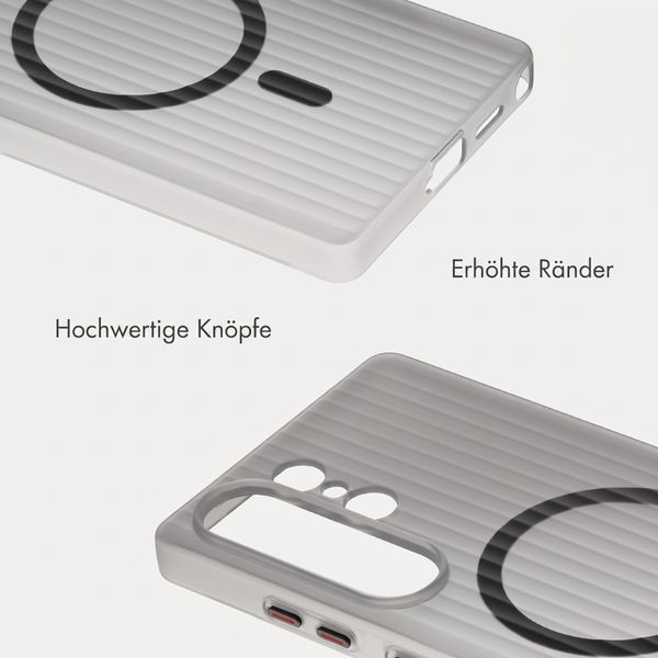 Accezz Lite Backcover mit MagSafe | Fluted | Samsung Galaxy S26 Ultra - Grau
