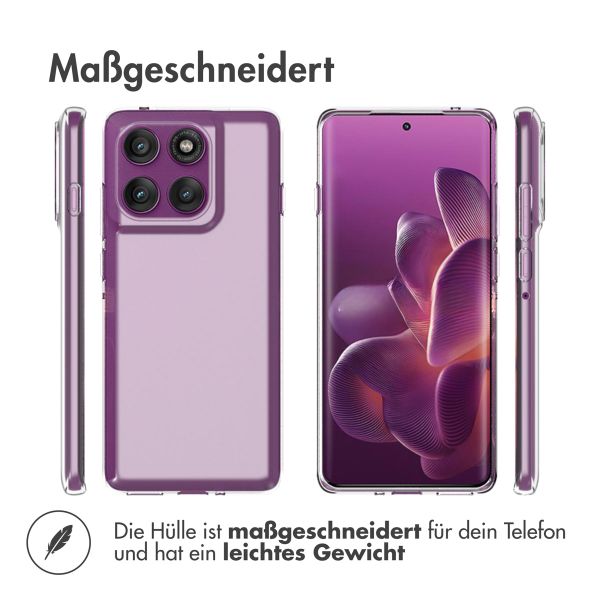 Accezz Clear TPU Backcover Motorola Edge 60 Pro - Transparent