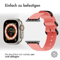 imoshion Nylonarmband für das Apple Watch Series 1-10 / SE / Ultra (2) - 42/44/45/46/49 mm - Rosa