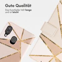 imoshion Design Klapphülle Samsung Galaxy A20e - Beige Graphic