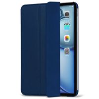 Decoded Textured Sillicon Slim Cover für das iPad Air 11 Zoll (2024) M2 / Air 5 (2022) / Air 4 (2020) - Navy Peony