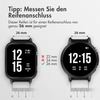 imoshion QuickFit® Silikonarmband -   Garmin 26 mm Anschluss - Weiß