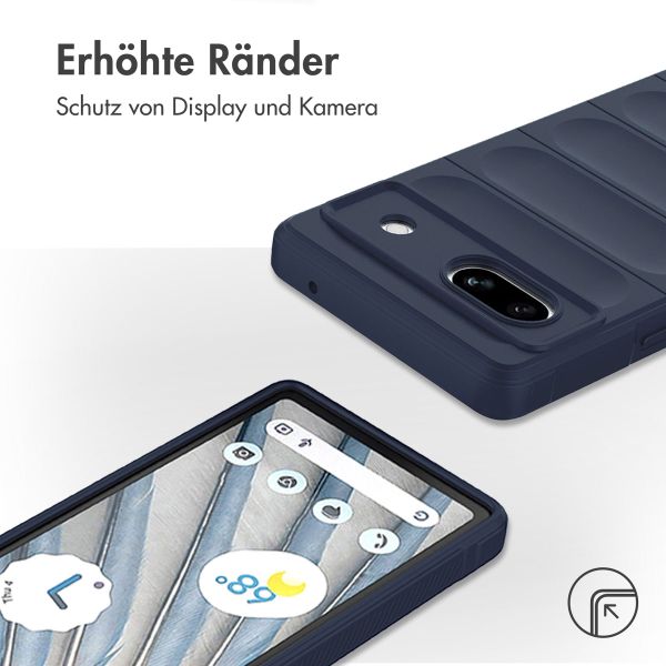 imoshion EasyGrip Back Cover für das Google Pixel 7a - Dunkelblau