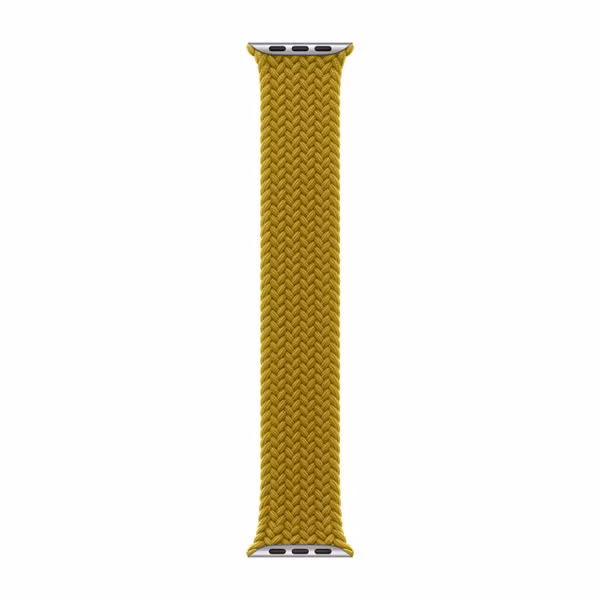 Apple Geflochtenes Solo Loop für  Apple Watch | 44/45/46/49 mm - Größe 10 - Chartreuse