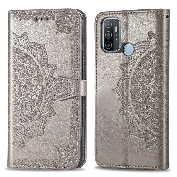imoshion Mandala Klapphülle Oppo A53 / Oppo A53s - Grau