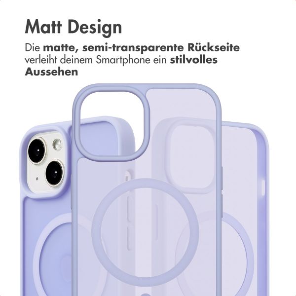 imoshion Color Guard Back Cover mit MagSafe für das Apple iPhone 13 / 14 - Lilac