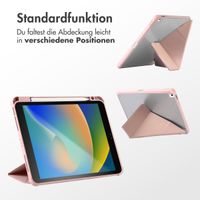 imoshion Origami Klapphülle iPad 9 (2021) 10.2 Zoll / iPad 8 (2020) 10.2 Zoll / iPad 7 (2019) 10.2 Zoll - Rosa