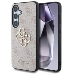 Guess 4G Metal Logo Back Cover Samsung Galaxy S25 - Rosa