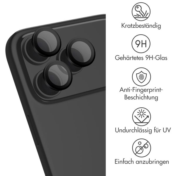imoshion 2er Pack Kameraobjektivschutz für das Apple iPhone 17 Pro / 17 Pro Max - Grau