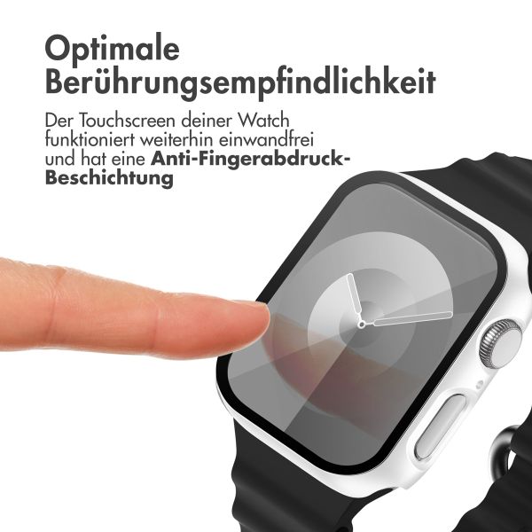 imoshion Full Cover Hard Case für Apple Watch Series 4 / 5 / 6 / SE - 44 mm - Weiß