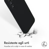 Accezz Liquid Silikoncase Samsung Galaxy A34 (5G) - Schwarz