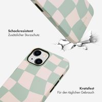 Selencia Vivid Tough Back Cover für das iPhone 14 - Groovy Sage Green