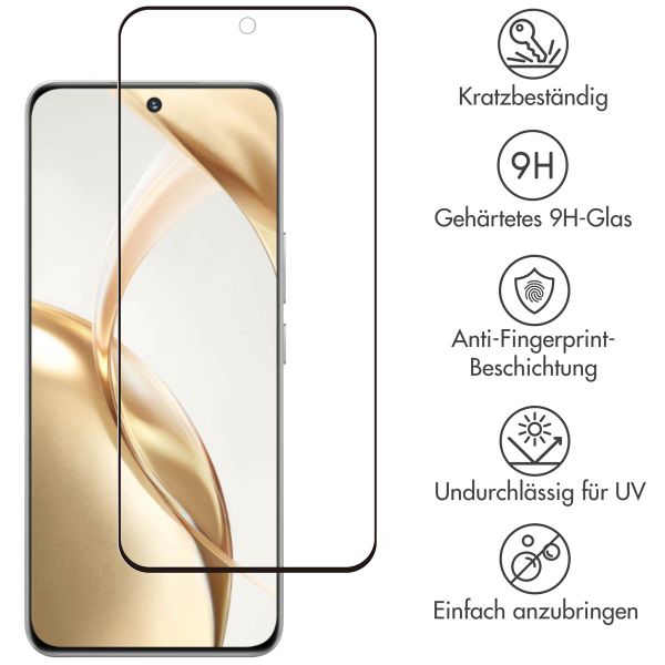 Accezz Full Cover Screen Protector aus gehärtetem Glas Honor 200