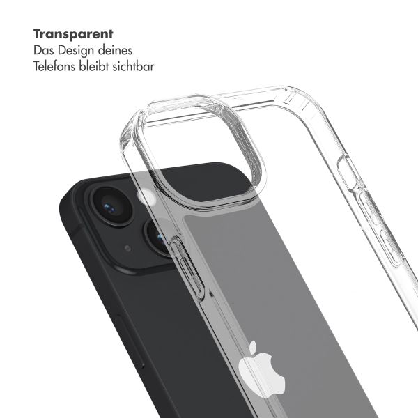 Selencia Back Cover mit abnehmbaren Haken für das iPhone 13 - Transparent