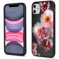 imoshion Design Hülle iPhone 11 - Blume - Rosa / Schwarz