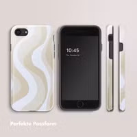 Selencia Vivid Back Cover Apple iPhone SE (2022 / 2020) / 8 / 7 - Desert Waves Beige