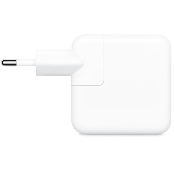 Apple Original Dual-USB-C-Netzteil 35 W + Original MagSafe-Ladegerät 25 W - 2 Meter - Weiß