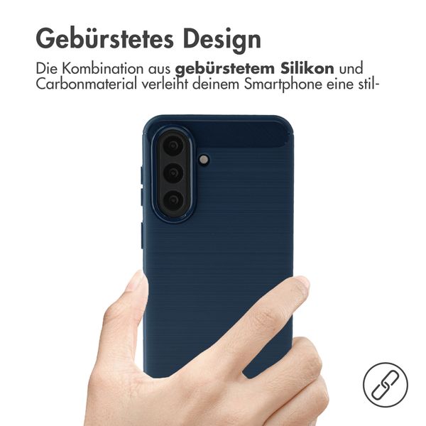 imoshion Brushed Back Cover Samsung Galaxy A57 (5G) - Blau