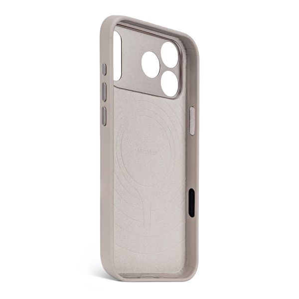 Decoded Leather Backcover MagSafe Apple iPhone 17 Pro - Solid Clay