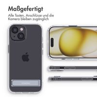 imoshion Back Cover mit Ständer Apple iPhone 15 - Transparent