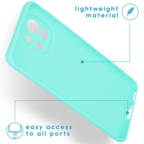 imoshion Color TPU Hülle für das Xiaomi Mi 11 - Mintgrün