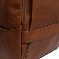 The Chesterfield Brand Rich Laptop Rucksack 15-15.6 Zoll - Echtes Leder - Cognac