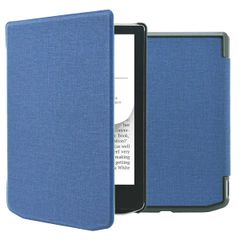 imoshion Canvas Sleepcover Klapphülle für das Pocketbook Verse / Verse Pro / Verse Pro Color / Vivlio Light / Light HD - Dunkelblau