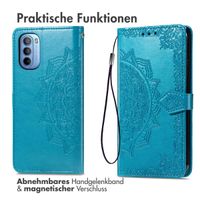 imoshion Mandala Klapphülle Motorola Moto G14 - Türkis