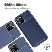 imoshion Carbon-Hülle für das iPhone 11 Pro - Blau