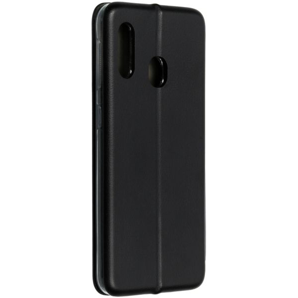 Schlankes Klapphülle Schwarz für das Samsung Galaxy A20e
