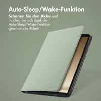 Accezz Classic Klapphülle Samsung Galaxy Tab A9 8.7 Zoll - Grün