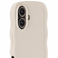 Holdit Wavy Case Apple iPhone 16 Plus - Light Beige