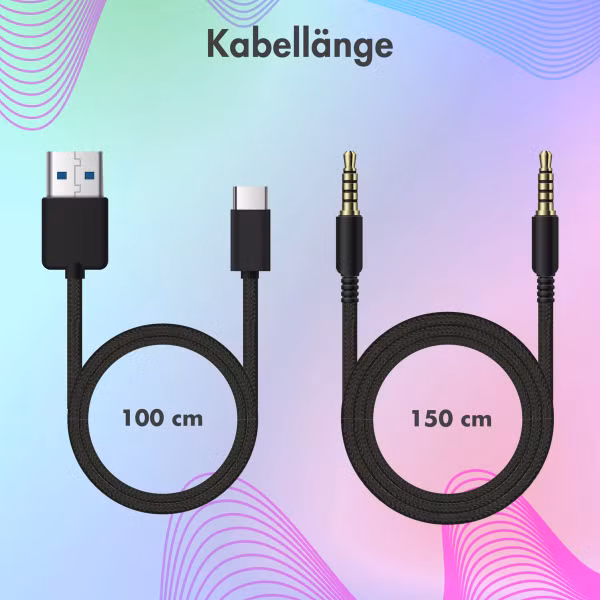 imoshion Kabellose Kinderkopfhörer LED Light Cat Ear - Dezibelbegrenzer - Mit AUX-Kabel - Rosa