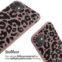 imoshion SilikonHülle design mit Band Apple iPhone 11 - Animal Pink