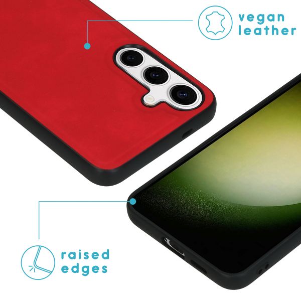 imoshion Entfernbare 2-1 Luxus Klapphülle Samsung Galaxy S24 - Rot