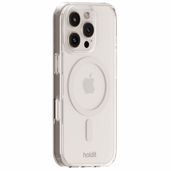 Holdit MagSafe Case für Apple iPhone 16 Pro Max - Transparent / White