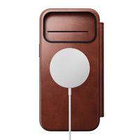 Nomad Modern Horween Leather Folio Bookcase mit MagSafe Apple iPhone 17 Pro Max - Olde Dublin