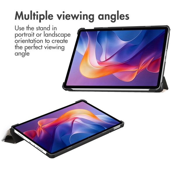 imoshion Design Trifold Klaphülle Xiaomi Redmi Pad 2 - Leopard