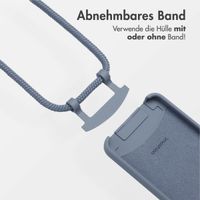 imoshion Color Backcover mit abnehmbarem Handykette und MagSafe Samsung Galaxy S24 / S25 - Ash Blue