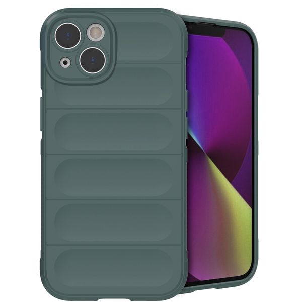 imoshion EasyGrip Backcover Apple iPhone 14 - Dunkelgrün