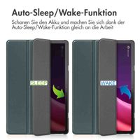 imoshion Trifold Klapphülle Lenovo Tab P11 (2nd gen) - Dunkelgrün