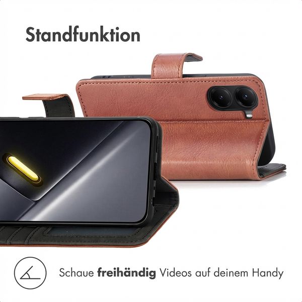 imoshion Luxuriöse Klapphülle Xiaomi Poco X8 Pro - Braun