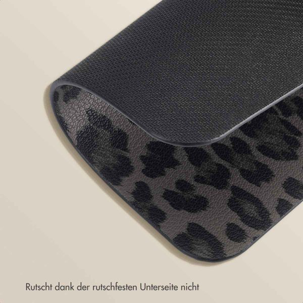 Selencia Sabi Kunstleder-Mauspad - 20 x 24 cm - Midnight Black