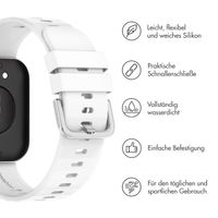 imoshion Silikonband für das  Huawei Watch Fit 3 - Weiß