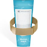 imoshion Magnetisches Milanaise Armband für das  Apple Watch Series 1 - 11 / SE / Ultra (44/45/46/49 mm) - Größe M - Gold
