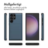 imoshion Backcover mit Kartenfach Samsung Galaxy S23 Ultra - Dunkelblau